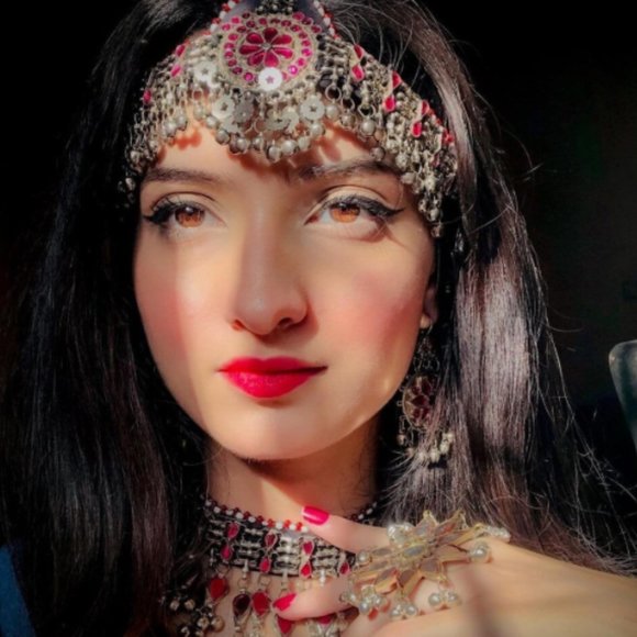 Jewelry - Handmade Tribal Women Pink Jewelry Sets